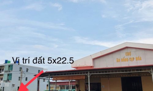 Bán Đất Chợ Thạnh Phú – Tuyến đường xuống trường THCS đang xây