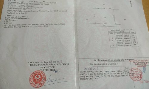 đất vườn 500m An Nhơn Tây,Củ Chi giá 1,1 tỷ,sổ hồng riêng