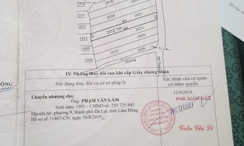 Bán nhanh 249m2 đất SHR tại xã Đạ Ròn – Đơn Dương