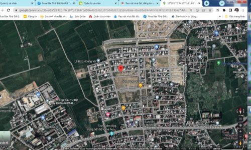 ĐẤT 140m2 MẶT TIỀN ĐỨC BƯU – ĐỐI LƯNG TRUNG TÂM THƯƠNG MẠI —  KQH HƯƠNG SƠ