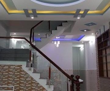 Nhà phố 8×16 đuc 2 tấm 4pn,4wc 1 sẹc TL 15 Chợ chiều vào 200m đường 9m nhựa