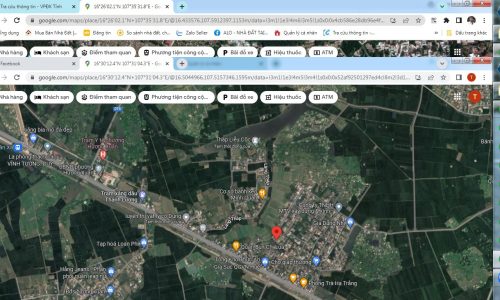 ĐẤT 121M2 HAI MẶT TIỀN THÔN GIÁP THƯỢNG, HƯƠNG TOÀN – CÁCH QUỐC LỘ 1A CHỈ 200M