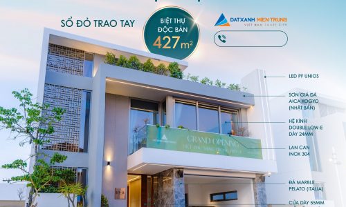 Bán gấp villa 3 tầng Regal Victoria mặt sông Quảng Nam Đà Nẵng, sổ lâu dài phía sau Cocobay