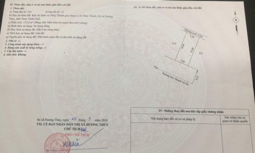 Bán 135m2, Khu TĐC Thủy Thanh GĐ2, cạnh nhà hàng Hương Đồng,