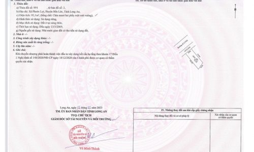 Đất Chợ Gò Đen Bến Lức 1,3 tỉ/nền 100m2 sổ hồng công chứng sang tên ngay