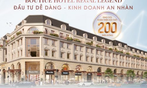 Bán rẻ khách sạn 4,5 tầng dự án Regal Legend Quảng Bình, ngay biển sổ lâu dài