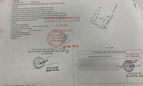 BÁN NHÀ 2 TẦNG –  85m2 –  2 MẶT TIỀN KIỆT Ô TÔ TRẦN PHÚ THÔNG ĐÀO TẤN