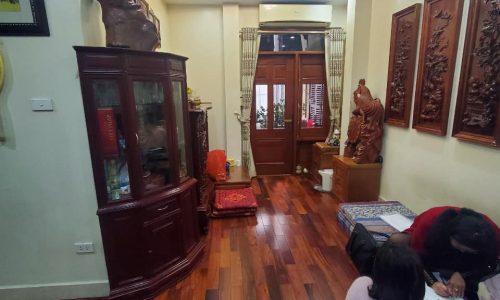 Bán nhà Hồ tùng mậu Q. bắc từ liêm 38m2 x5 tầng mặt tiền 3,8m Gara ô tô giá 6,4 TỶ