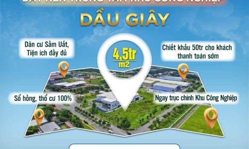 Đất nền Dầu Giây, đón đầu cao tốc, sân bay quốc tế Long Thành