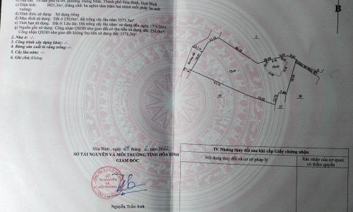 Chính chủ cần tiền bán gấp chốt nhanh lô đất 3800M CỰC HIẾM  tại Thống Nhất, TP Hòa Bình