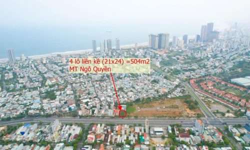 Sổ đỏ trao tay đất nền mặt tiền đường Ngô Quyền trục ra biển Đà Nẵng cực đẹp