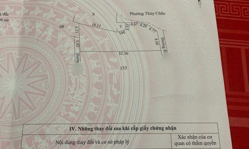 Bán 341.1m2 ĐẤT 3 MẶT THOÁNG KIỆT NGUYỄN TẤT THÀNH, PHƯỜNG PHÚ BÀI