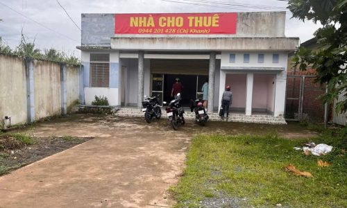 CHO THUÊ NHÀ MĂT TIỀN KHU CN GIAO LONG, CHÂU THÀNH BẾN TRE
