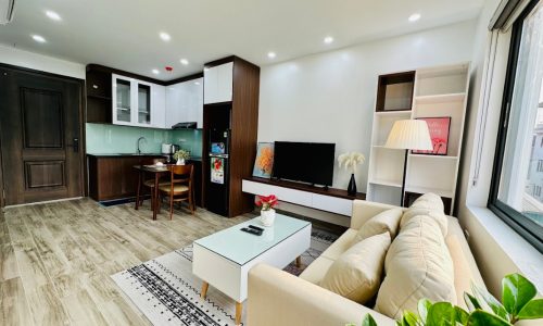 Cho thuê Chung cư mini 1N,1K mặt phố Võng Thị, Tây Hồ. Nhà mới 2 thoáng. Chỉ 8.5tr