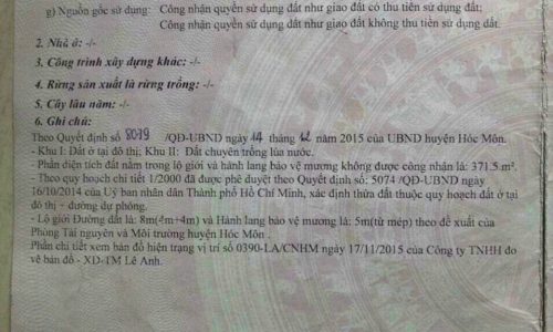 2481 m2 đất xã Tân Thới Nhì , Hóc Môn giá 20 tỷ