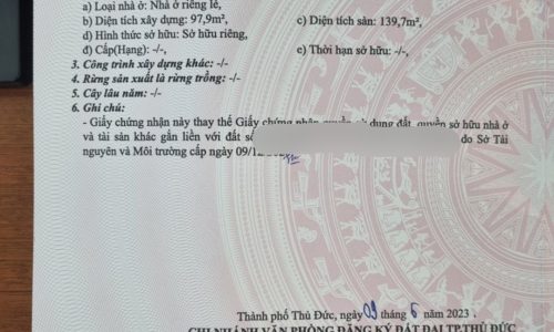Nhà mặt tiền đường 429 tăng nhơn phú A, diện tích 136m vị trí đẹp