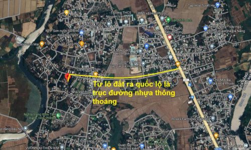 Cần bán lô nhà vườn Đà Nẵng 560m2 vuông vắn, ngang 25, đường nhựa ô tô thông thoáng, cách trung tâm 15 phút, giá chưa đến 3 tỷ