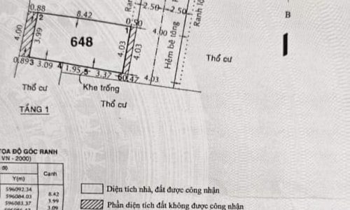 Nhà hẻm xe hơi 4 x 10 trệt 2 lầu