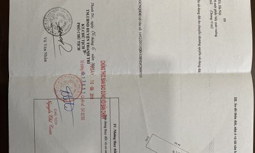 Bán đất chính chủ tại Thôn 1, Vạn Phúc, Thanh Trì, Hà Nội