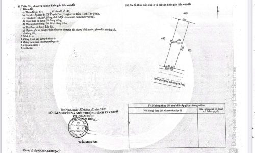 Đất thổ cư Xã Thạnh Đức,Gò Dầu,Tây Ninh,đường nhựa 20m,giá 580tr.