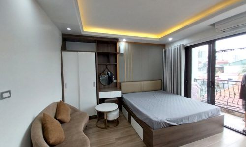 Cho thuê Căn hộ dịch vụ full đồ mới tại Phố Trích Sài, Tây Hồ. Ban công view hồ. Chỉ 7tr