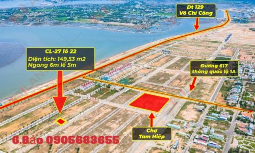 SỐC !!! 1Tỷ65 đã sở hữu ngay đất nền Sát Biển tại Vịnh An Hòa City