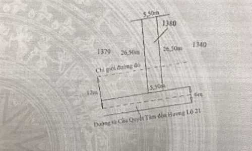 Bán đất 5×20 Đường Trương Định sau lưng chợ Cần Đước Thị Trấn Cần Đước, Tỉnh Long An.