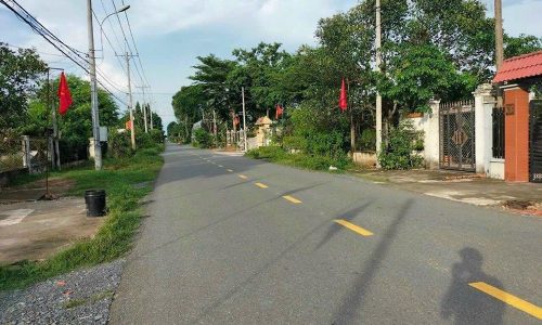 Bán đất 2 mặt tiền Bùi Thị Điệt, ngay Khu công nghệ cao Củ Chi, thổ cư, giá đầu tư