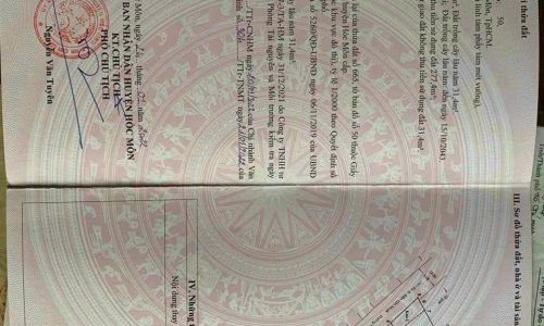 Đất thổ cư Hóc Môn dt 209m2 giá 9,5 tỷ