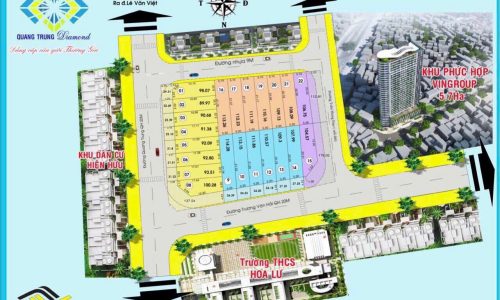 Lô đất dự án đường Quang trung hiệp phú DT 110m, khu vip