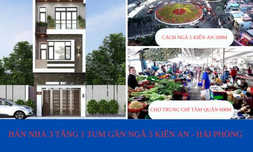 Bán nhà 3 tầng 1 tum gần ngã 5 kiến an – hải phòng.
