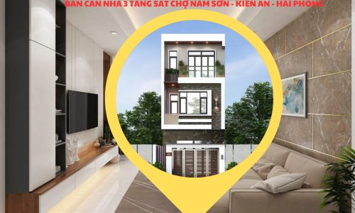Bán căn nhà 3 tầng gần đại học hải phòng
