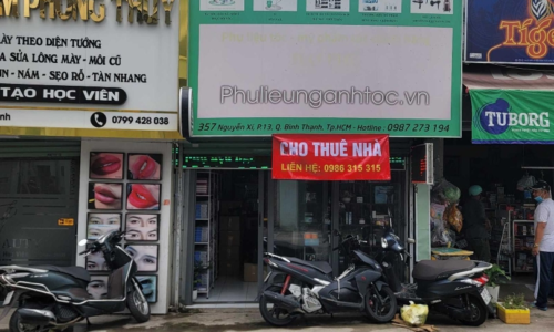 Cho thuê mặt tiền 6x20m đường Nguyễn Xí p13 Bình Thạnh