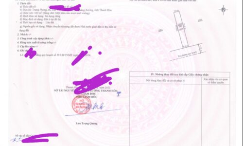 Bán lô 2 mặt tiền giá chỉ 7.xxtr/m2 ngay tại Thị trấn Tân Phong, Quảng Xương